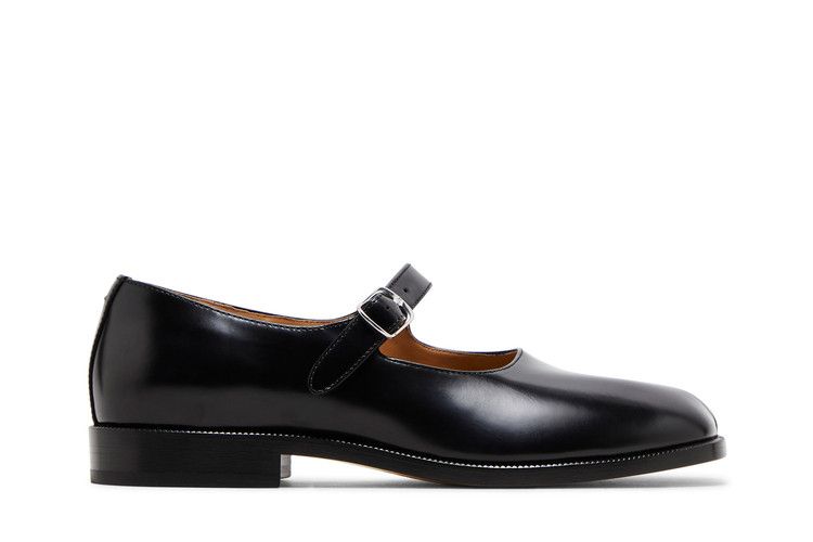 Maison Margiela Wmns Tabi Mary-Jane 'Black Polished Leather'