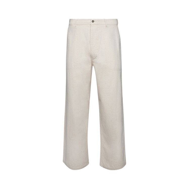 Maison Margiela High Waisted Trousers 'Ivory'
