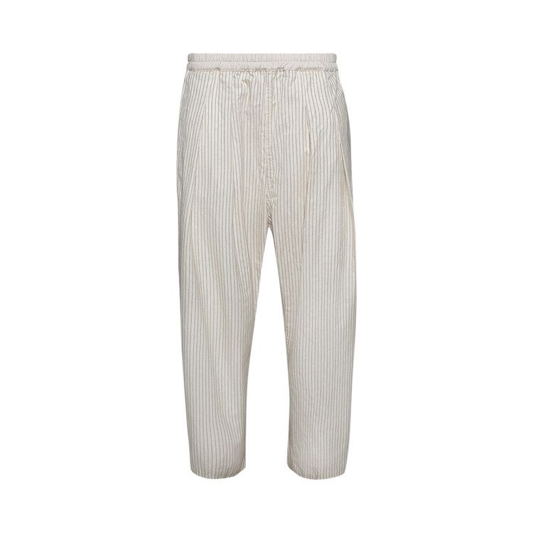Maison Margiela Loose Fit Trousers 'Ecru/Black'