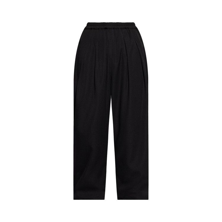 Maison Margiela Drawstring Wool Trousers 'Black'
