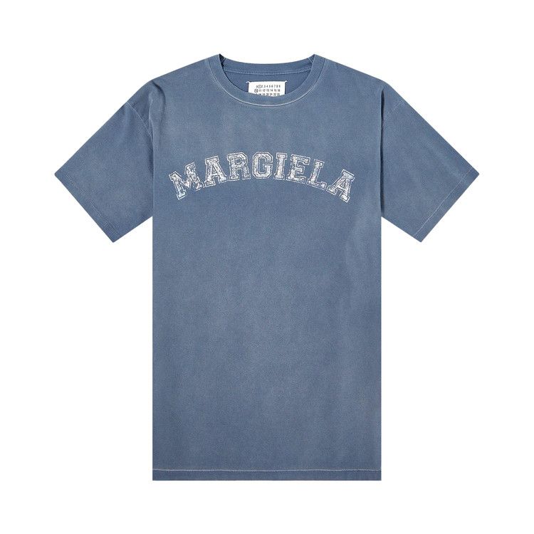 Maison Margiela Overdye Treatment Logo T-Shirt 'Blue'