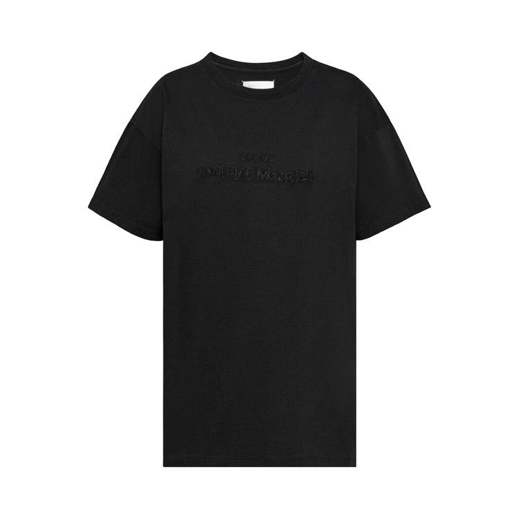 Maison Margiela Logo Embroidered T-Shirt 'Black'