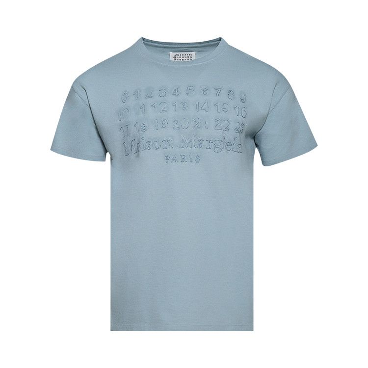 Maison Margiela Logo Print T-Shirt 'Baby Blue'