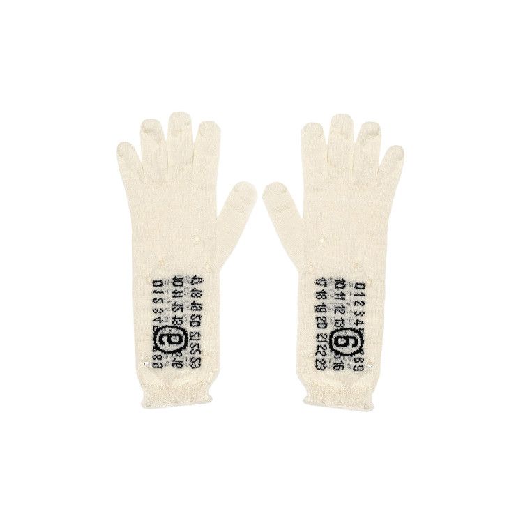 MM6 Maison Margiela Gloves 'White'
