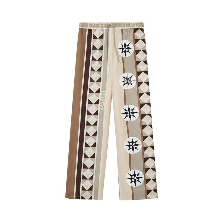 Loewe Pyjama Trousers 'Beige/Multicolor'