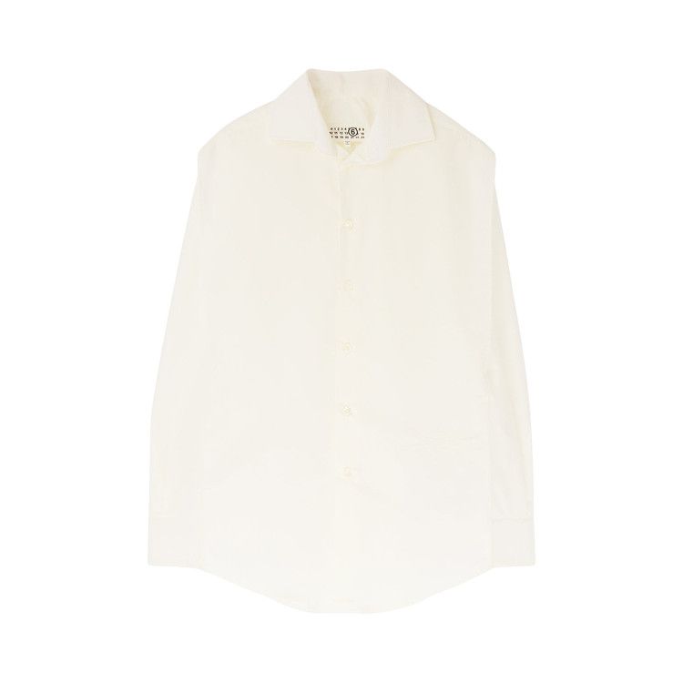 MM6 Maison Margiela Long-Sleeve Top 'Off White'