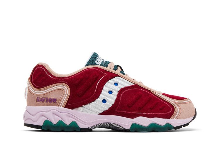 Jae Tips x Saucony Matrix 'No Shoes In The House - Cranberry'