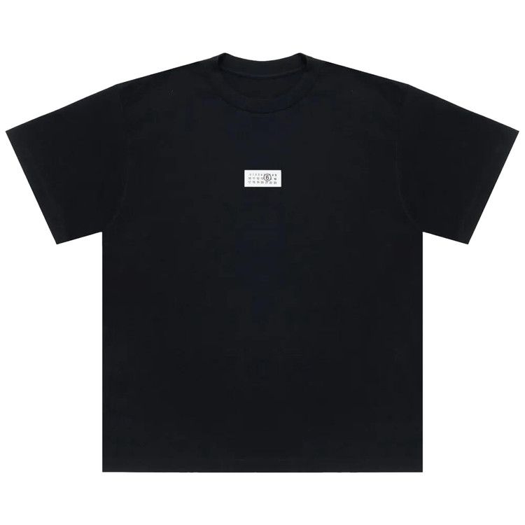 MM6 Maison Margiela Front Label T-Shirt 'Black'