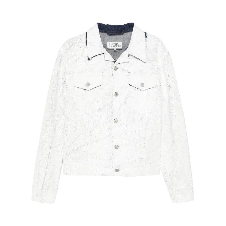 MM6 Maison Margiela Denim Sports Jacket 'White'