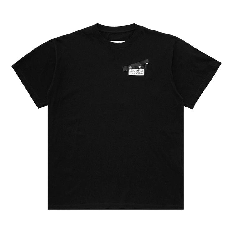 MM6 Maison Margiela Logo Tape T-Shirt 'Black'