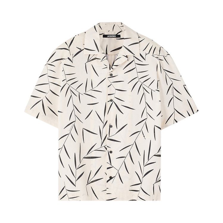 Jacquemus La Chemise Fonccio 'Print Foliage Off White'