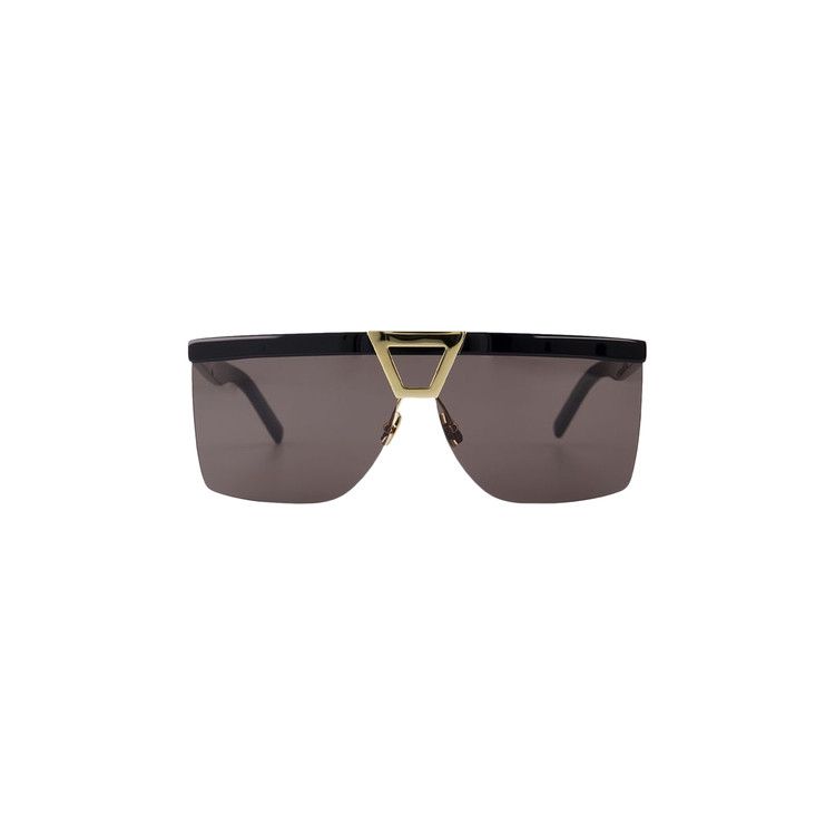 Saint Laurent Shield Shape Frame Sunglasses 'Black'