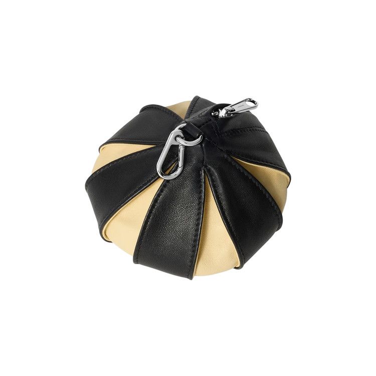Lemaire Balloon Bag Charm 'Black/Macadamia'