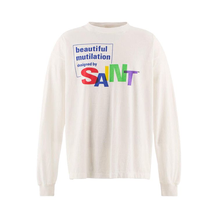 SAINT Mxxxxxx Beautiful Saint Long-Sleeve Tee 'White'