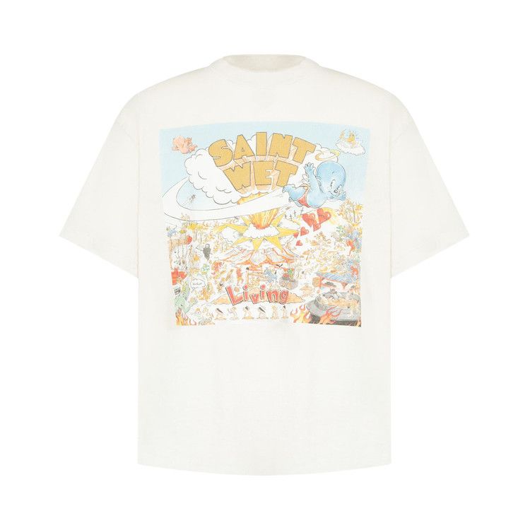 SAINT Mxxxxxx Saint Wet Short-Sleeve T-Shirt 'White'
