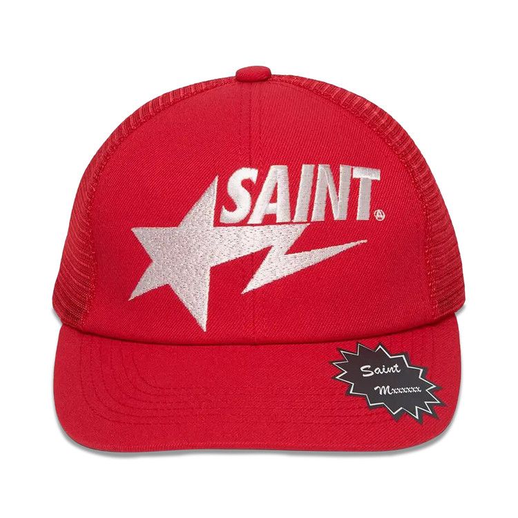 Saint Michael x BAPE Mesh Cap 'Red'