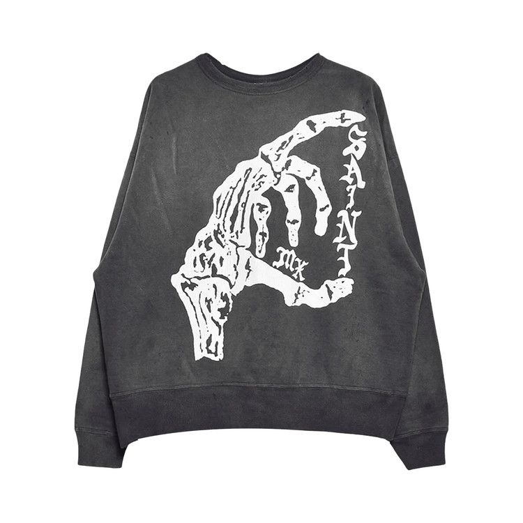 SAINT Mxxxxxx Bone Saint Crewneck Sweatshirt 'Black'