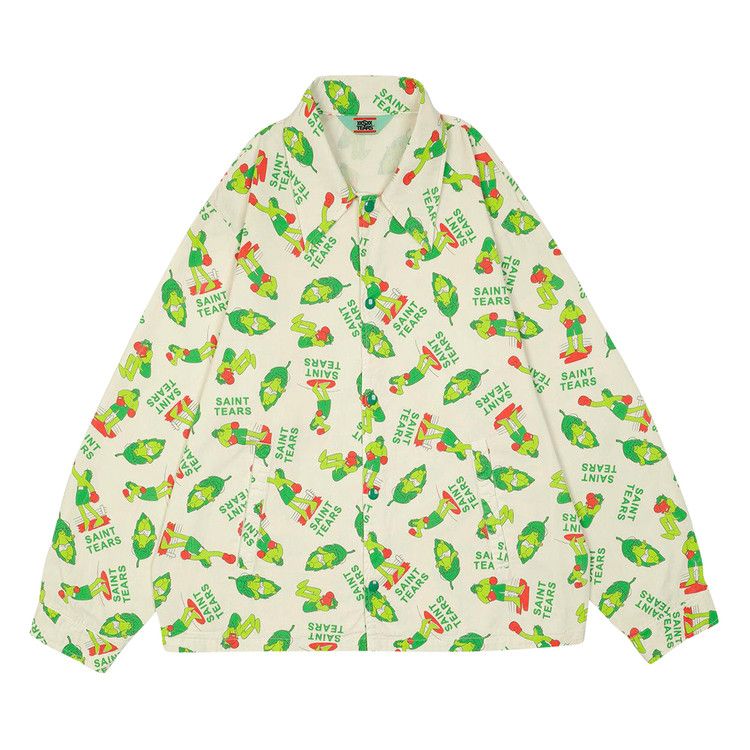 SAINT Mxxxxxx x Denim Tears Boxer Coach Jacket 'White'