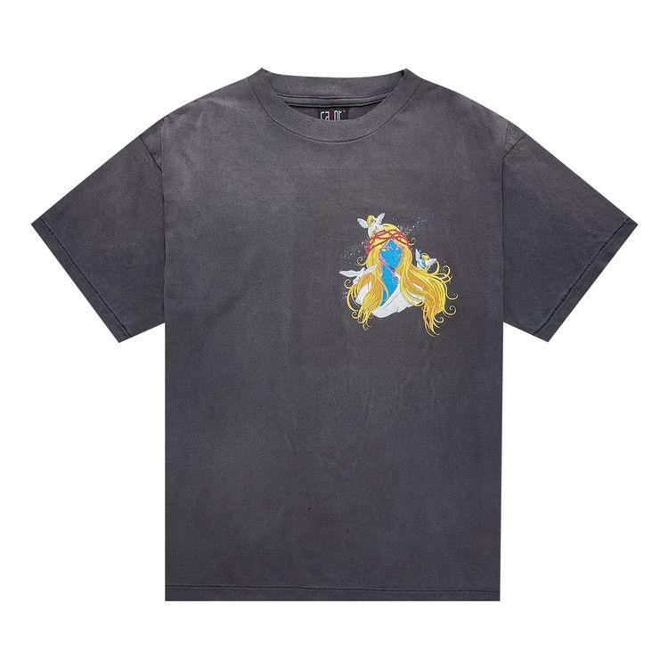 SAINT Mxxxxxx Blue Face Tee 'Black'