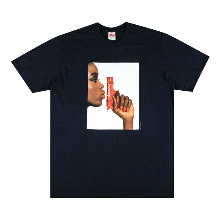 Supreme Water Pistol Tee 'Navy'