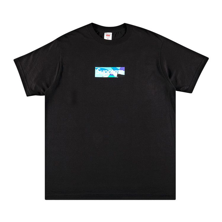 Supreme x Emilio Pucci Box Logo Tee 'Black/Blue'