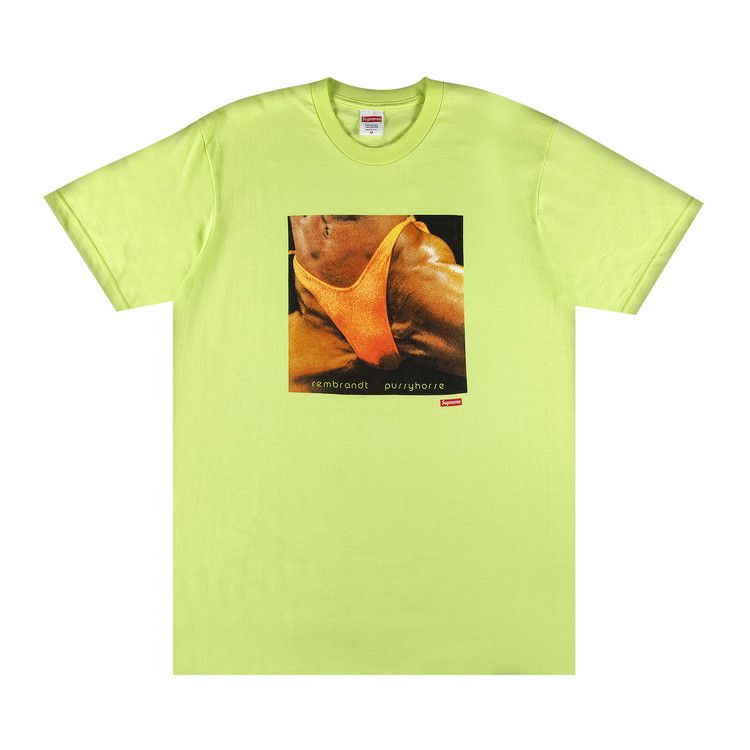 Supreme x Butthole Surfers Rembrandt Pussyhorse Tee 'Neon Green'