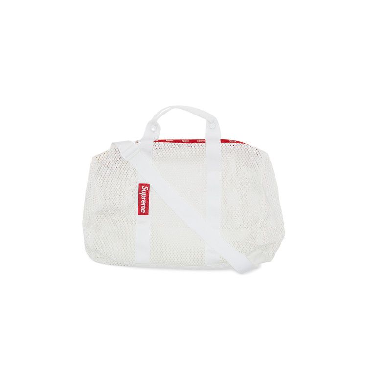 Supreme Mesh Duffle Bag 'White'