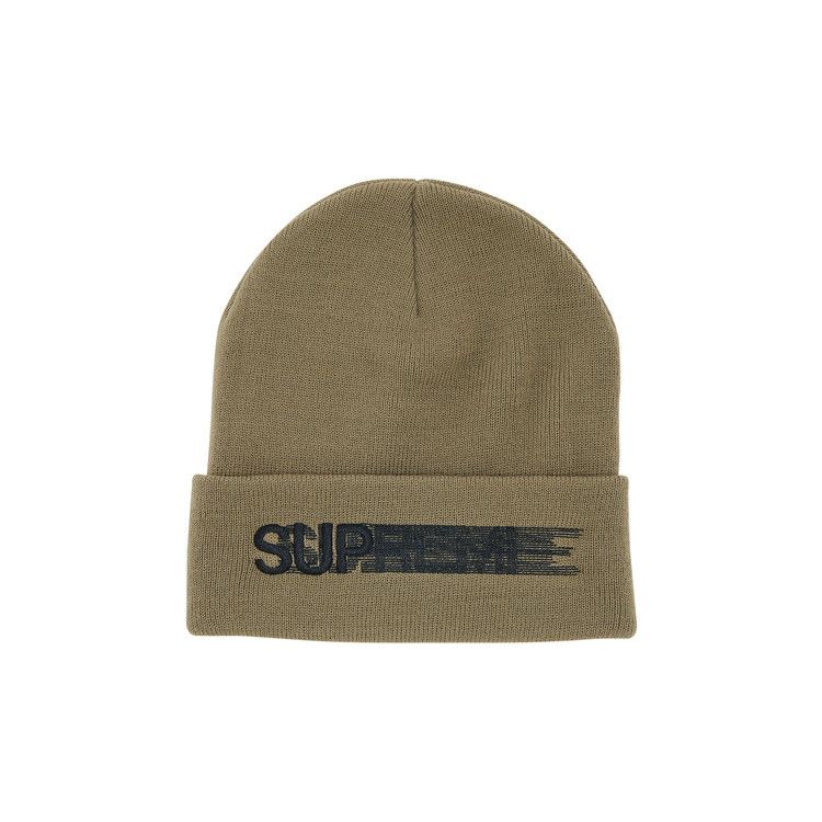 Supreme Motion Logo Beanie 'Taupe'