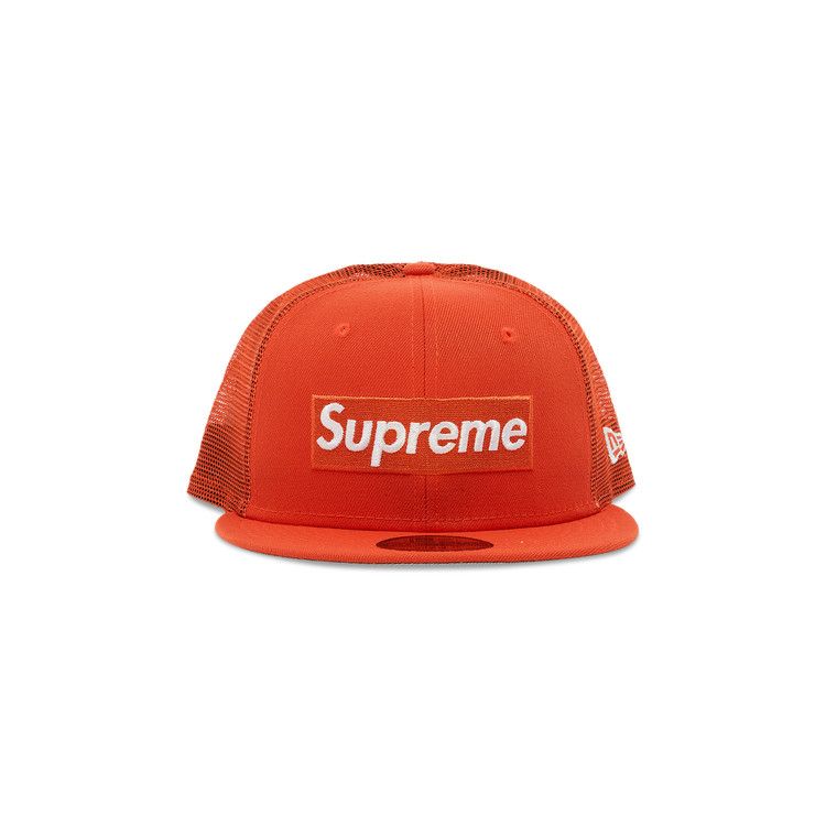 Supreme x New Era Box Logo Mesh Back 'Orange'
