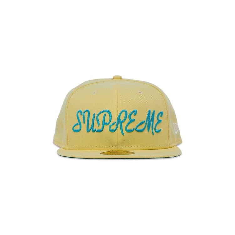 Supreme Script New Era 'Pale Yellow'