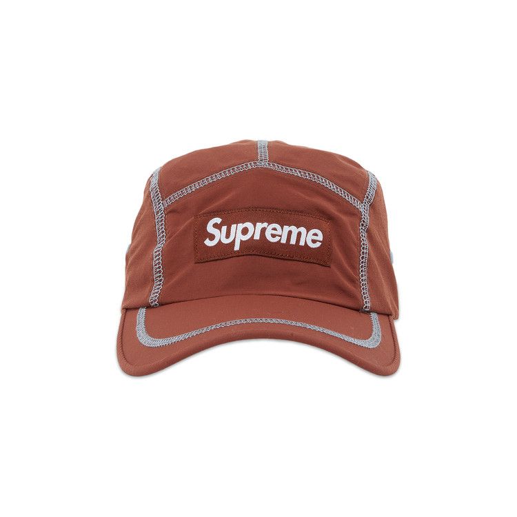 Supreme Reflective Stitch Camp Cap 'Brown'