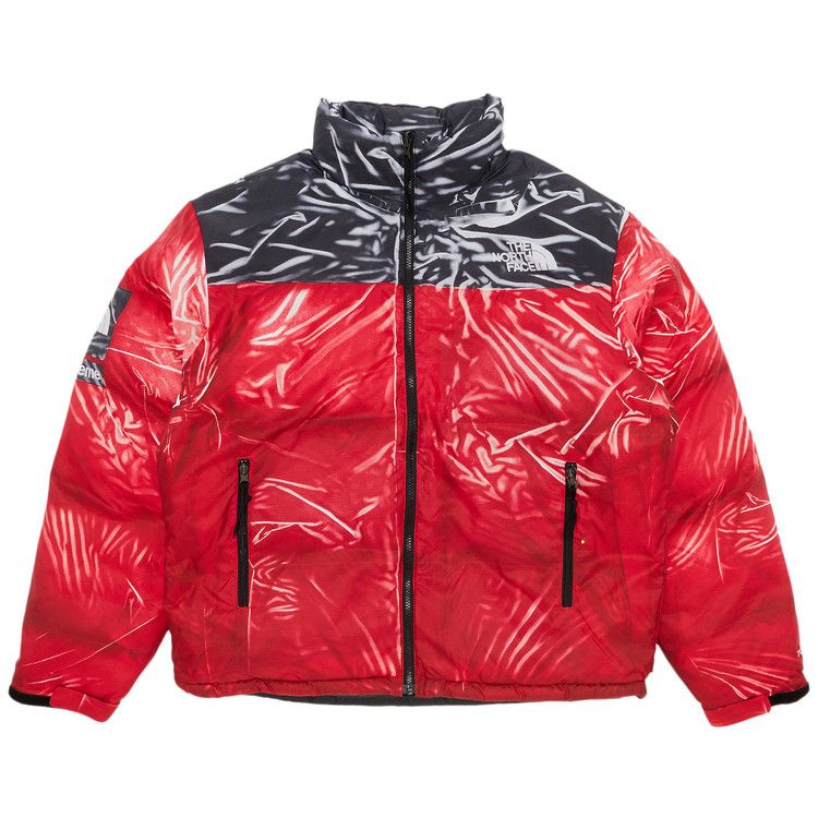 Supreme x The North Face Printed Nuptse Jacket 'Red'