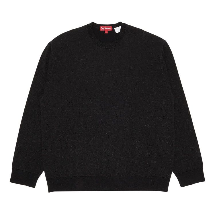 Supreme Metallic Long-Sleeve Top 'Black'