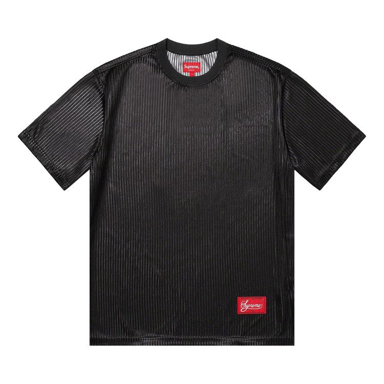 Supreme Gradient Mesh Stripe Jersey 'Black'