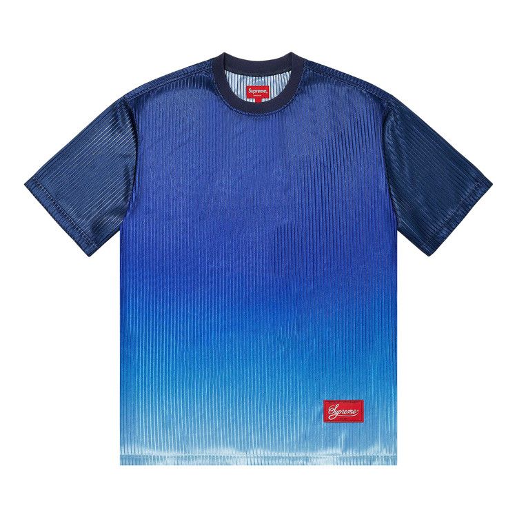 Supreme Gradient Mesh Stripe Jersey 'Royal Blue'