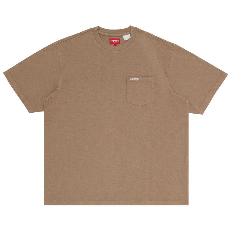 Supreme Short-Sleeve Pocket Tee 'Taupe'