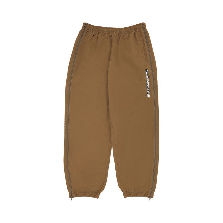 Supreme Full Zip Baggy Warm Up Pant 'Light Brown'