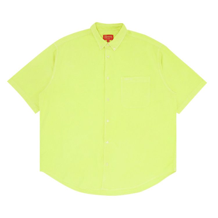 Supreme Loose Fit Short-Sleeve Oxford Shirt 'Bright Green'
