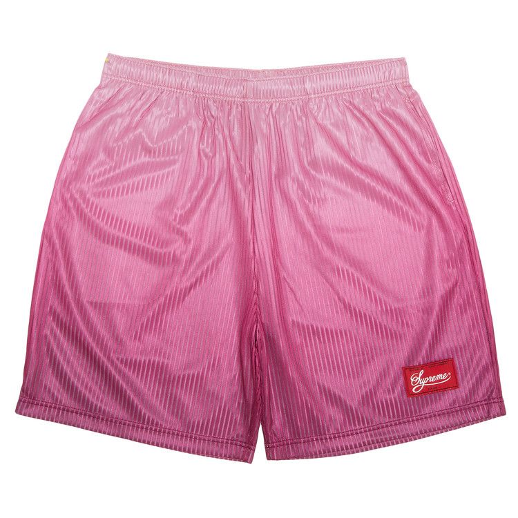 Supreme Gradient Mesh Stripe Baggy Short 'Magenta'