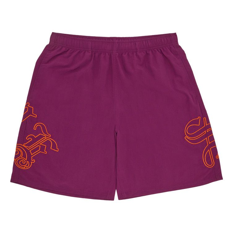 Supreme Old English Nylon Short 'Plum'