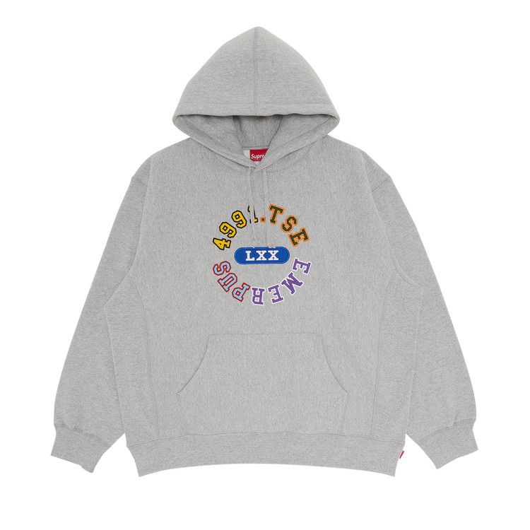Supreme Reverse Hooded Sweatshirt 'Heather Grey'