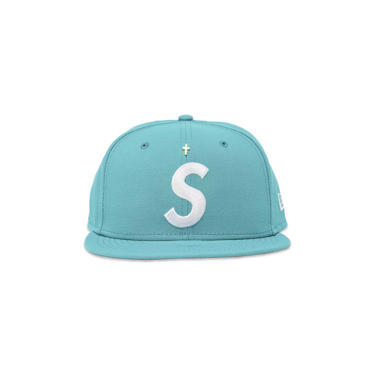 Supreme Gold Cross S Logo New Era 'Teal'