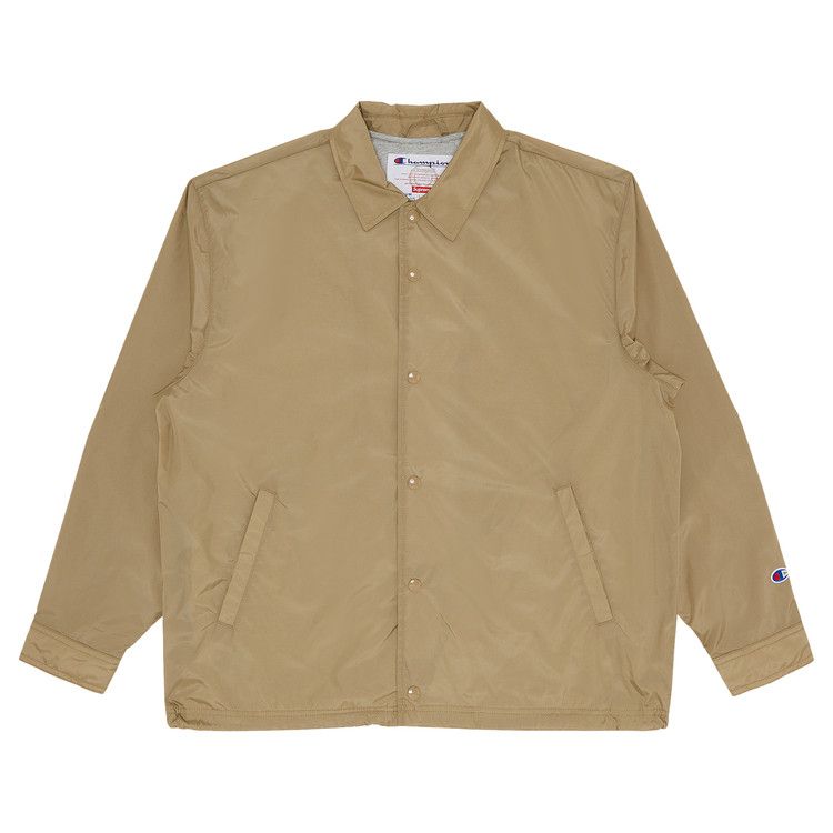 Supreme x Champion Coaches Jacket 'Tan'