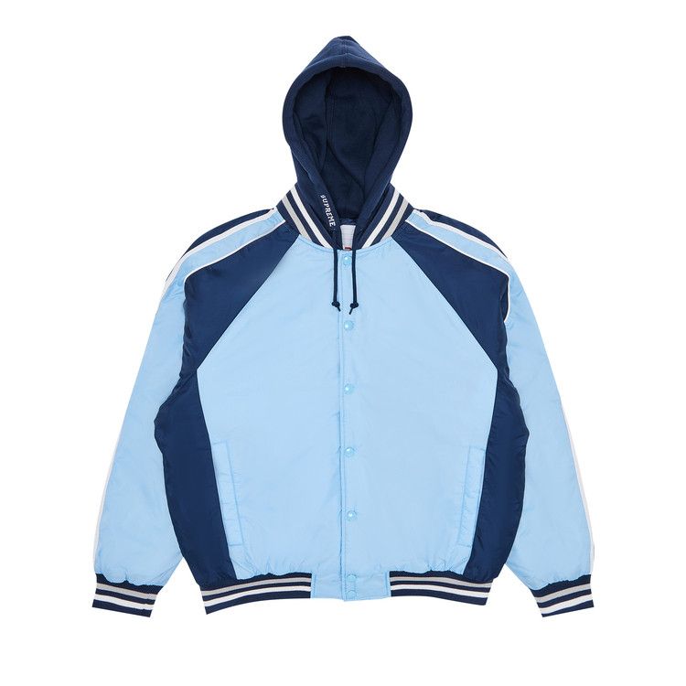 Supreme Hooded Stadium Jacket 'Blue'