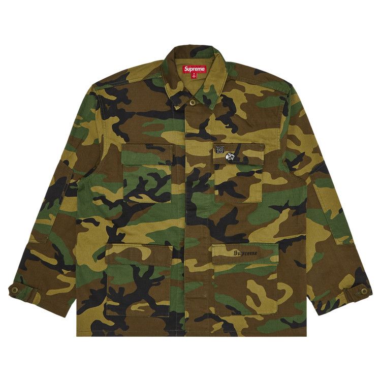 Supreme x Melvins BDU Jacket 'Woodland Camo'