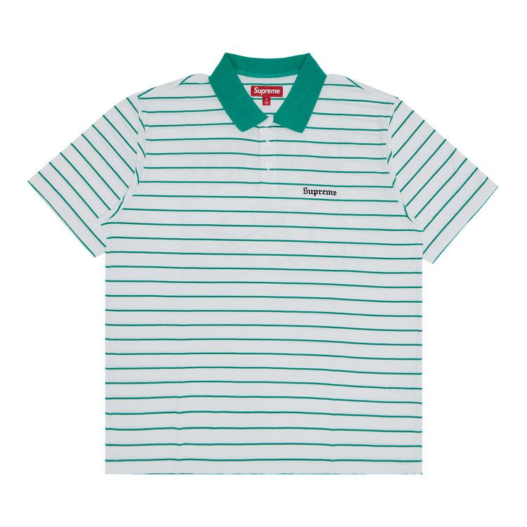 Supreme x Melvins Stripe Short-Sleeve Polo 'White'