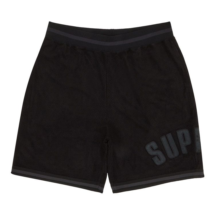 Supreme Ultrasuede Mesh Short 'Black'