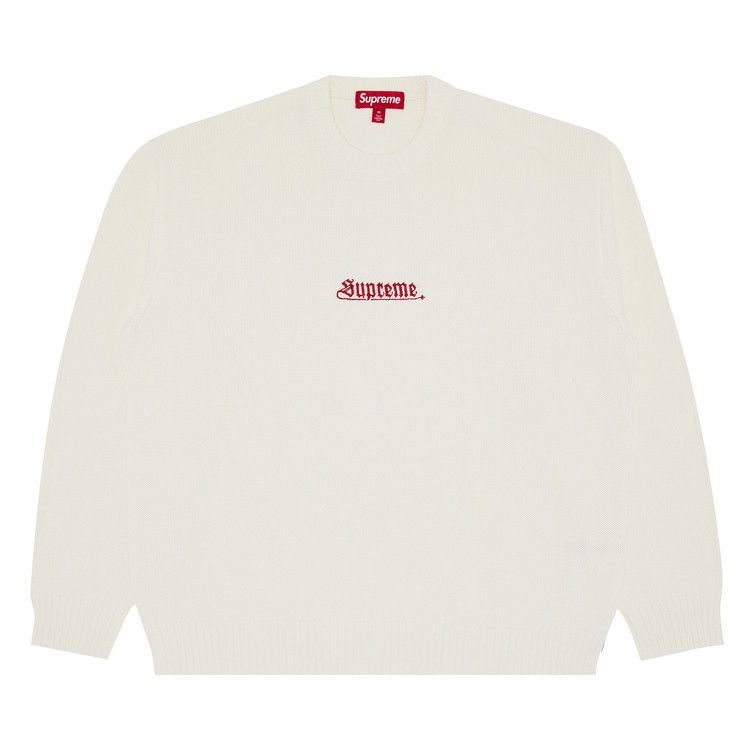 Supreme Old English Sweater 'Ivory'