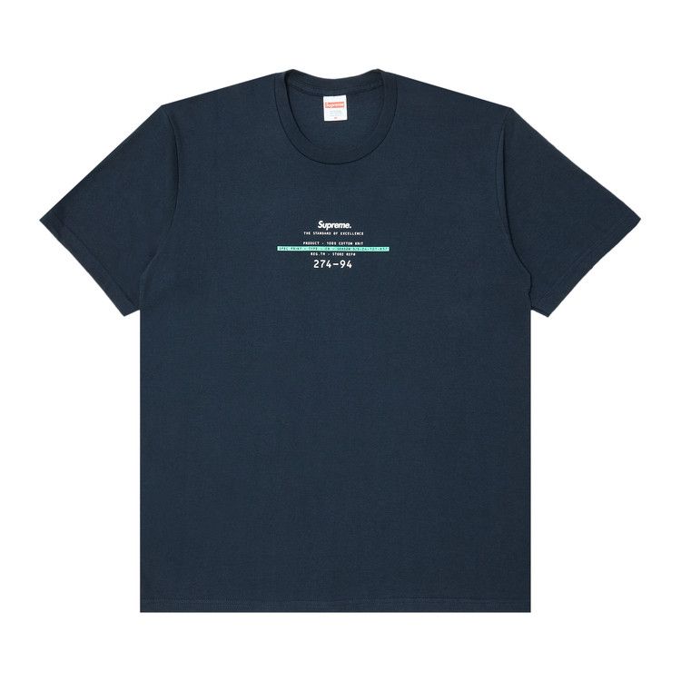 Supreme Standard Tee 'Navy'