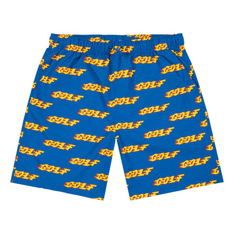 GOLF WANG Inferno Logo Water Shorts 'Blue'